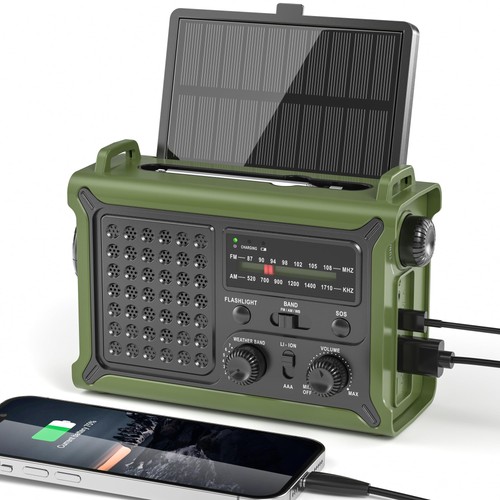 Solar radio emergency hand - emergency,