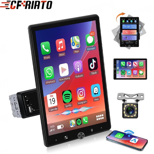 Car stereo radio - radio, rotatable
